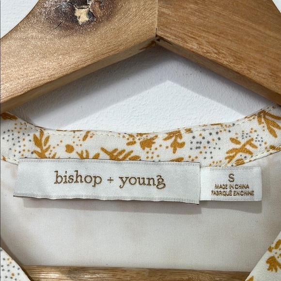 Smocked Mini Dress Women Small Dizty Flower Print Bishop & Young Girly Coquette - Picture 3 of 16